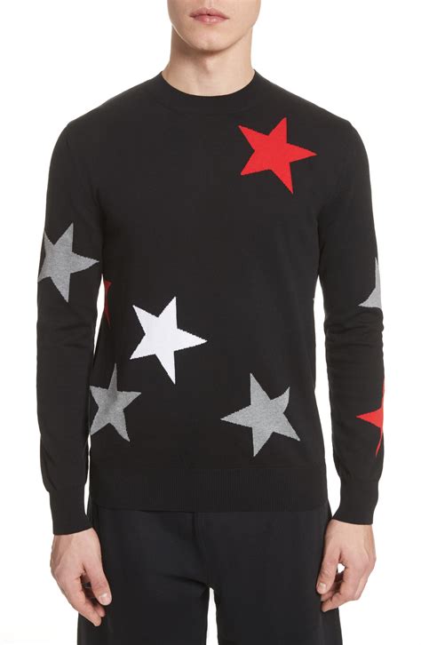 givenchy star crewneck sweater